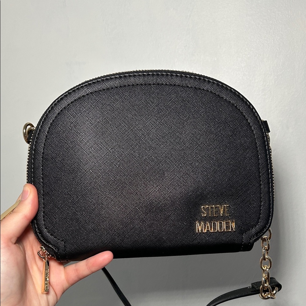 NWOT Steve Madden Elegant Black Crossbody Bag